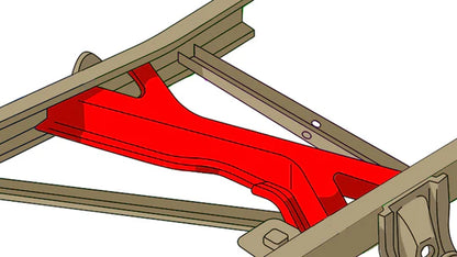 Rust Buster Spare Tire Crossmember for 1988-1998 GM C/K Trucks - RB7329