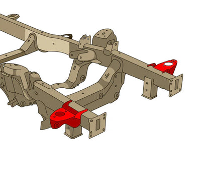 Rust Buster Core Support Mount for 2009-2024 Ram 1500 - Left - RB7740L