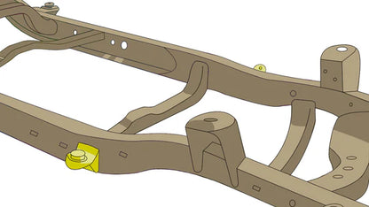 Rust Buster Front Body Mount Right for 2000-2007 Toyota Tundra Sequoia - RB8629R