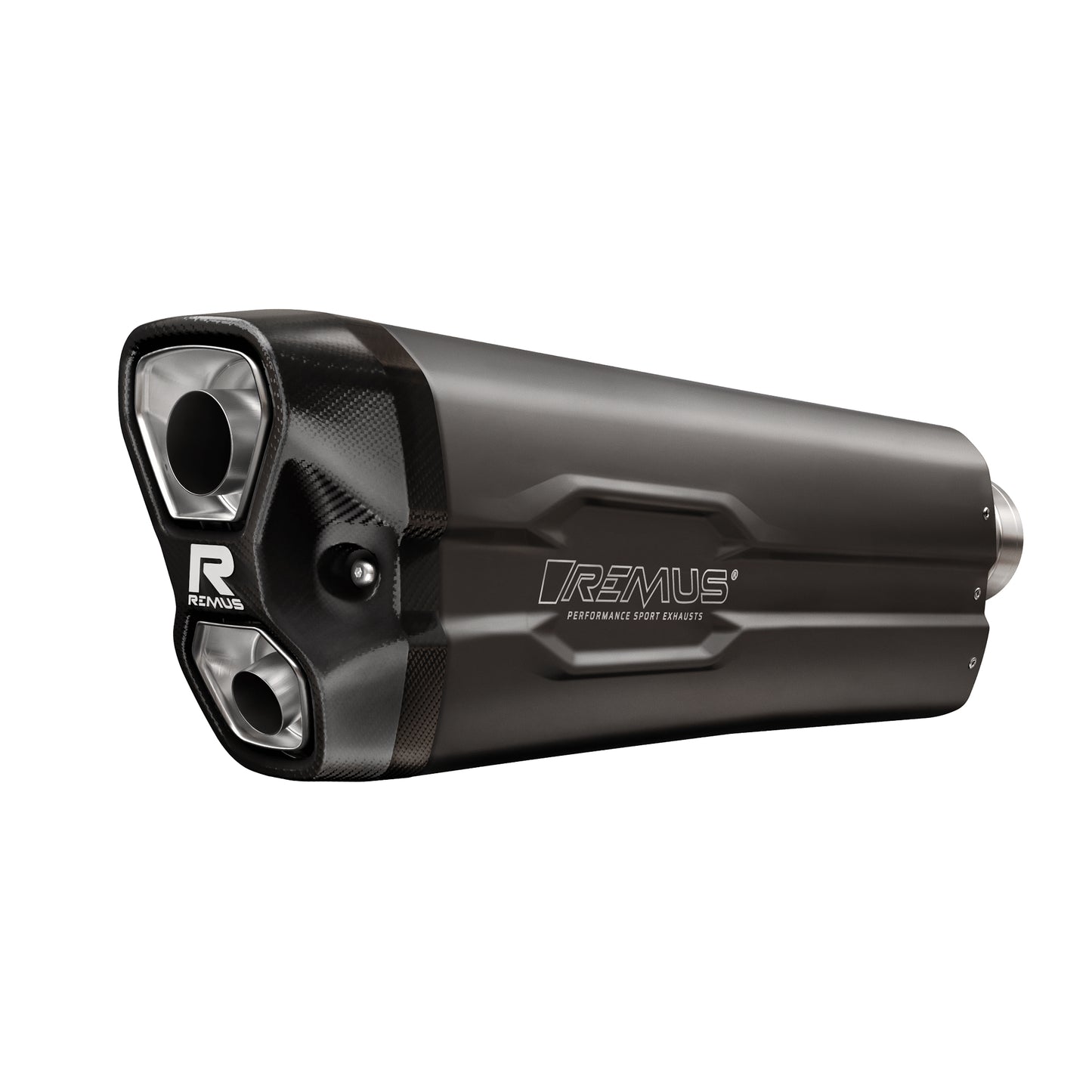 Remus 2021+ KTM 1290 Super Adventure S/R Carbon Slip On Stainless Steel Black