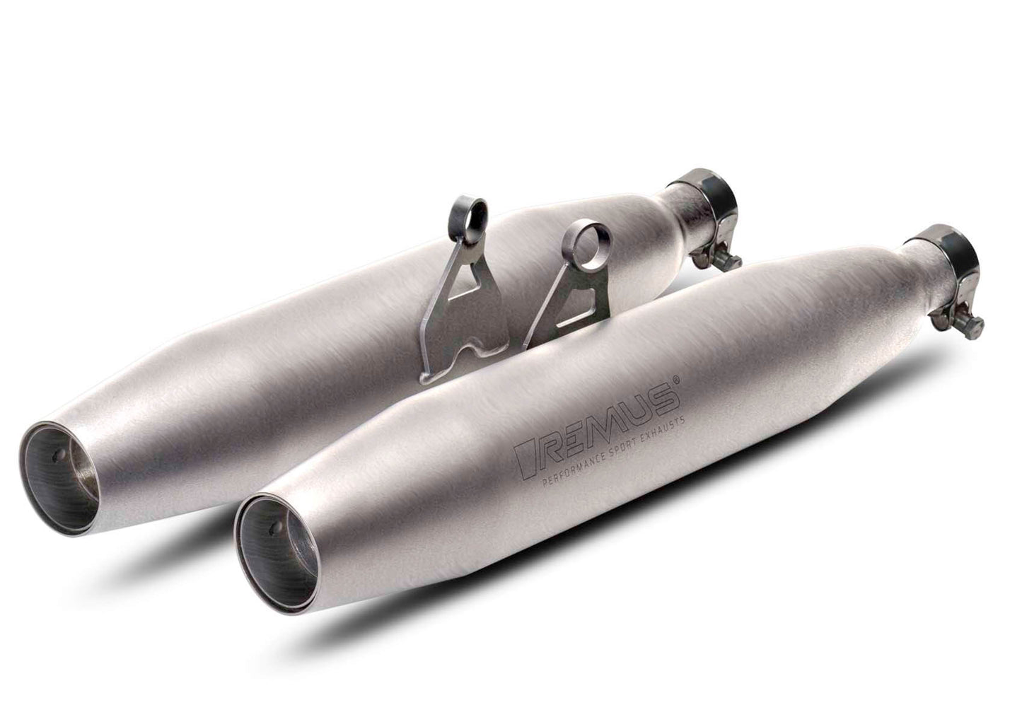 Remus 2017 Triumph Bonneville T100 Tapered Muffler Slip On - Left & Right Side