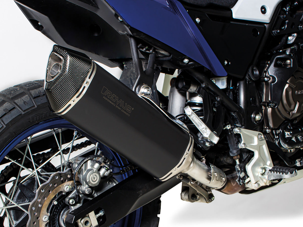 Remus 2019 Yamaha Tenere 700 Black Hawk Stainless Steel Race Slip On