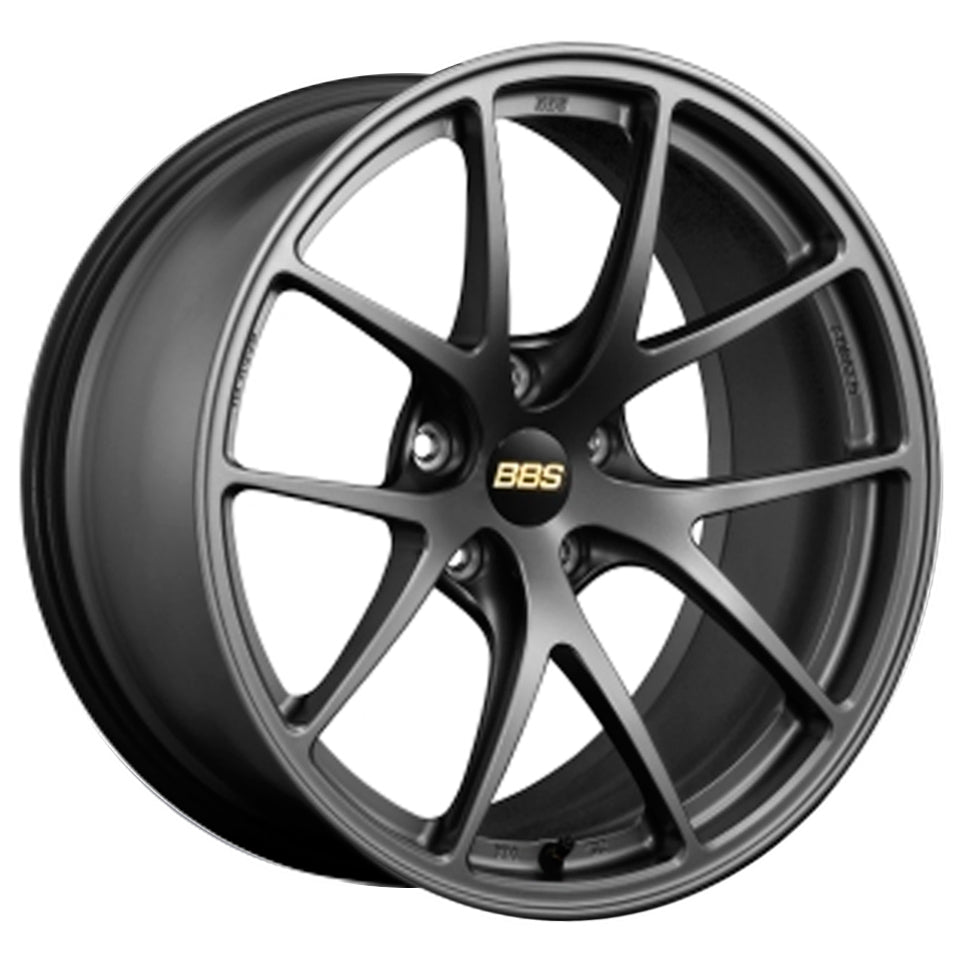 BBS RI-A 19x12 5x130 ET45 CB71.6 Matte Graphite Wheel -82mm PFS/Clip Required