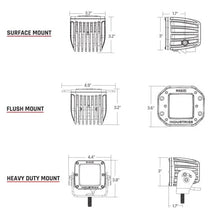 Load image into Gallery viewer, Rigid Industries Driving Surface Mount Pair D-Series Pro - 502313