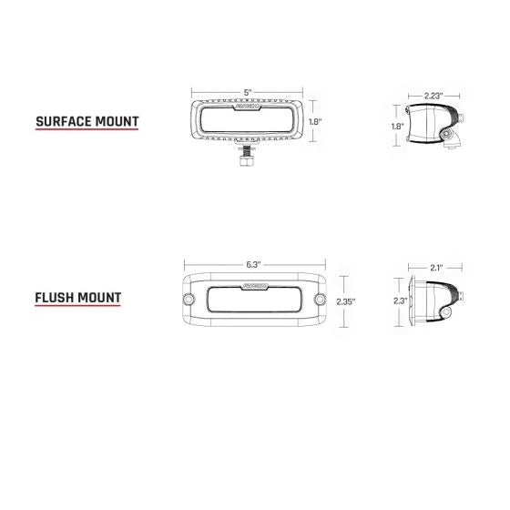 Rigid Industries Flood Surface Mount SR-Q Pro - 904113