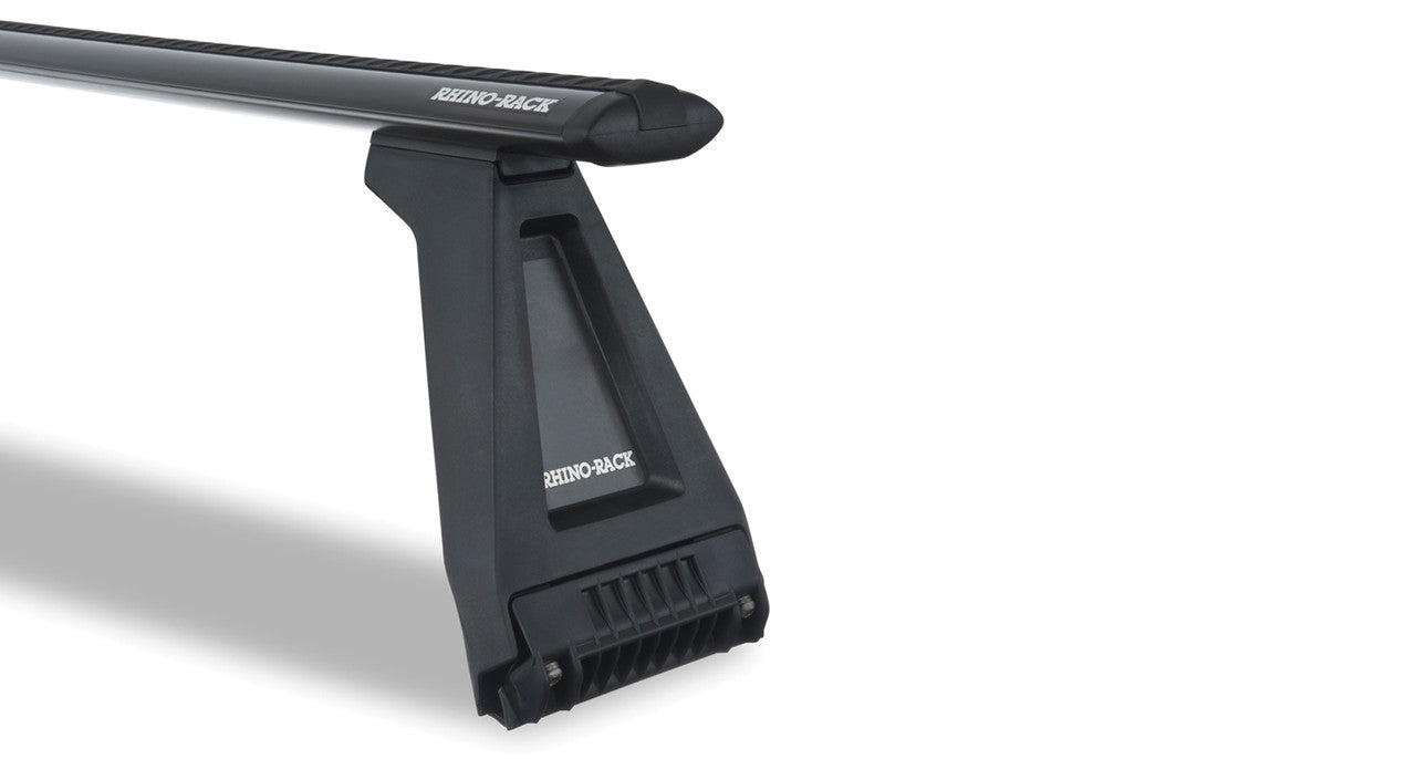 Rhino-Rack 86-94 Mitsubishi Delica 4 Door Van Heavy Duty RL110 3 Bar Roof Rack - Black