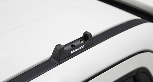 Rhino-Rack 09-18 Dodge RAM 1500 4 Door Pick Up Heavy Duty RLT600 Ditch Mount 2 Bar Roof Rack - Black