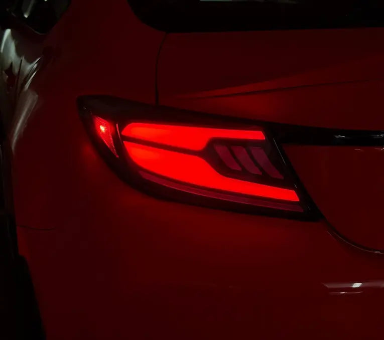 OLM Raiden LED Taillights Smoke Red for 2022-2026 BRZ, Toyota GR86 - OLME.49016.1-SR