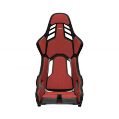 Recaro Podium CFK (CF/Kevlar) FIA/ABE Large/Left Hand Seat - Alcantara Blk/Leather Red