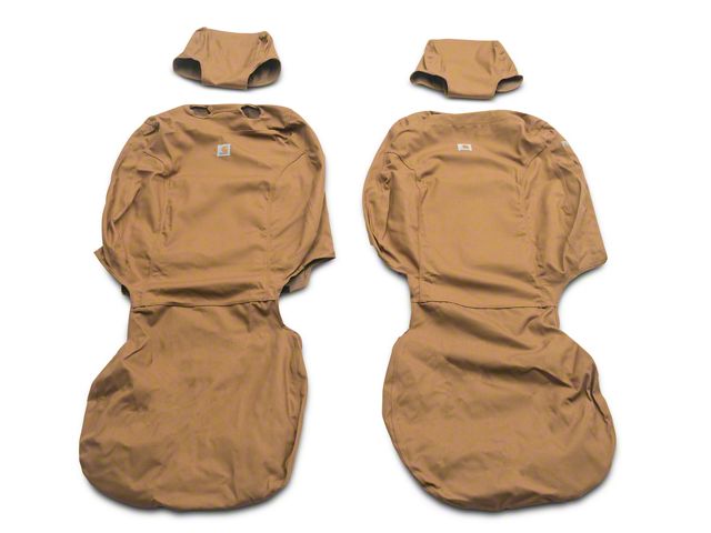 Covercraft 07-13 Toyota Tundra Carhartt SeatSaver Custom Front Row Seat Covers - Brown