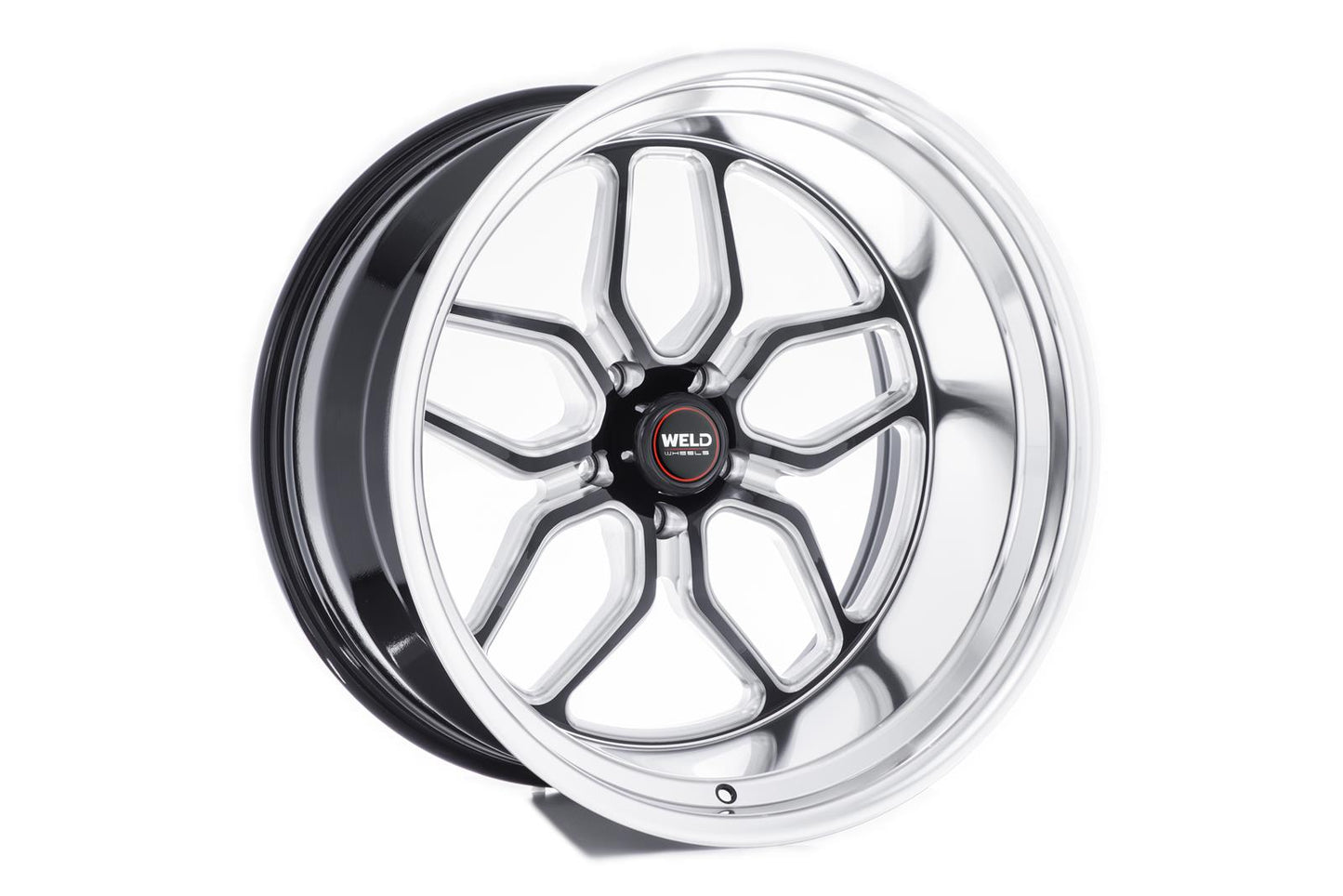 Weld S107 20X9 Laguna 5X120.65 ET50 BS7.0 Gloss Black MIL Dia 70.3