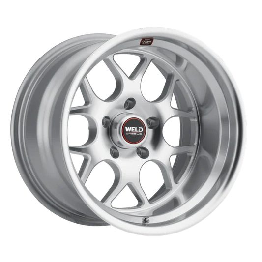 Weld Solana 18x8 / 5x120.65 BP / ET0 / 78.1mm Bore - Gloss Silver Machined Wheel