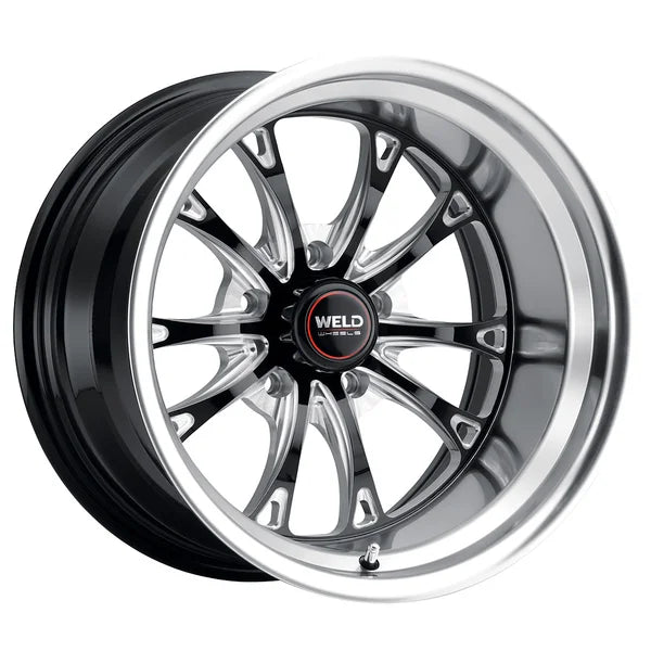 Weld S113 18X9.5 Belmont 5X114.3 ET29 BS6.375 Gloss Black MIL Dia 72.56