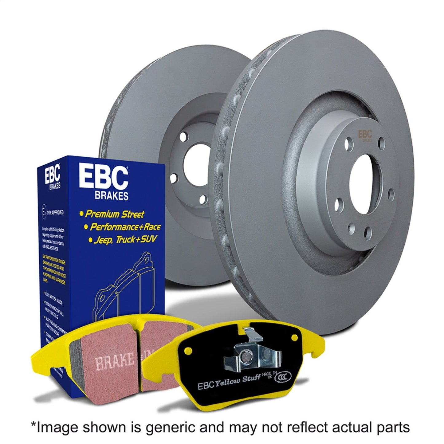 YellowStuff Brake Pads and RK Rotors Kit - S13KR1806