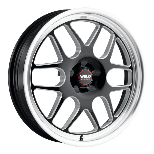 Weld Solana Drag 20x5 / 5x114.3 BP / ET-38 / 78.1mm Bore - Gloss Black MIL DIA Wheel