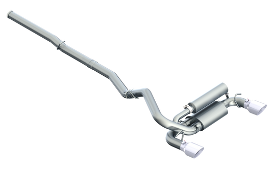 MBRP 3" Cat Back, Dual Outlet, T409, Ford Focus RS 2016 - 2018 MBRP