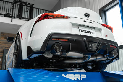MBRP S43003CF 3" ARMOR Pro Cat-Back Exhaust – Active Profile | 2020–2026 Toyota Supra