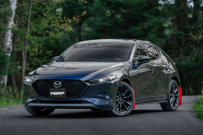 MBRP 2.5" Axle-Back, 2019-2023 Mazda 3 Hatchback FWD/AWD, 2.5/2.5T, Dual Rear Exit w/ Carbon Fiber Tips, T304 Stainless Steel MBRP