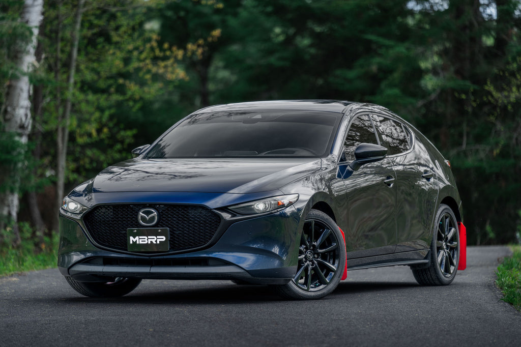 MBRP 2.5" Axle-Back, 2019-2023 Mazda 3 Hatchback FWD/AWD, 2.5/2.5T, Dual Rear Exit w/ Carbon Fiber Tips, T304 Stainless Steel