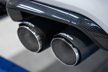 MBRP S45023CF 3" ARMOR Pro Resonator-Back Exhaust – Active Profile | 2019–2021 BMW M2 Competition