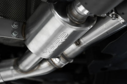 MBRP S45023CF 3" ARMOR Pro Resonator-Back Exhaust – Active Profile | 2019–2021 BMW M2 Competition