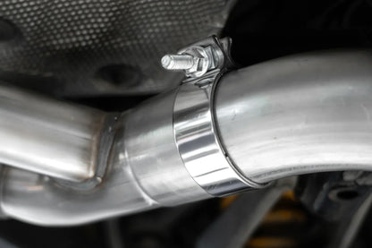 MBRP S45023CF 3" ARMOR Pro Resonator-Back Exhaust – Active Profile | 2019–2021 BMW M2 Competition