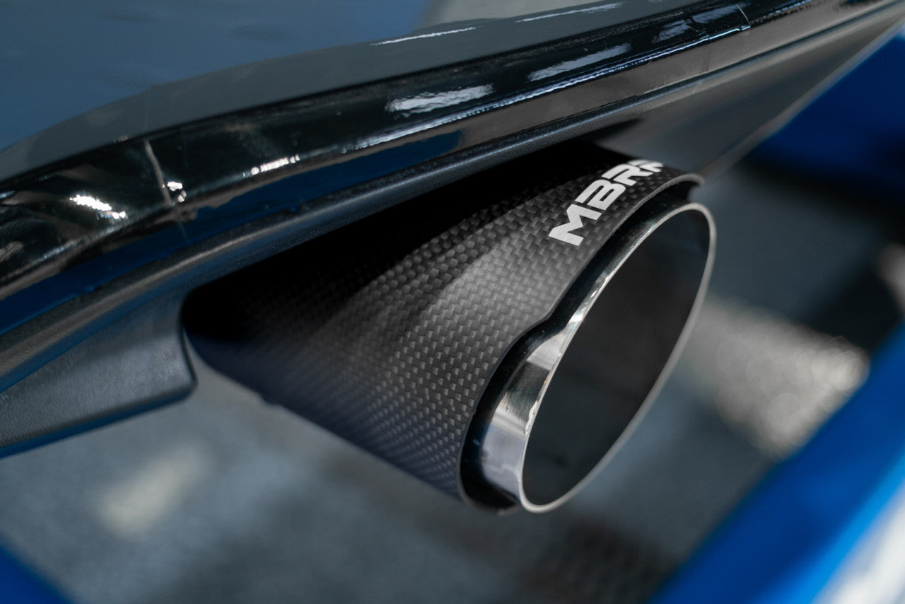 MBRP 19-21 VW Jetta GLI T304 SS 3in Cat-Back Dual Split Rear Exit Exhaust - Carbon Fiber Tips MBRP