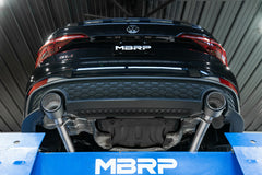 MBRP 3" Cat-Back, 2022-2023 Volkswagen Jetta GLI 2.0 TSI, T304 Stainless Steel, 2.5" Dual Split Rear