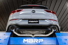 MBRP 3" Cat-Back, 2.5" Dual Split Rear, 2022+ Volkswagen Golf GTI MK8, T304 Stainless Steel