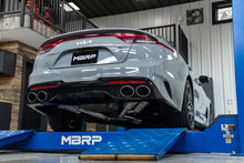 Load image into Gallery viewer, MBRP S4708304 2.5-Inch Cat-Back Exhaust for 2022-2024 Kia Stinger 3.3L, Active Profile, T304 Stainless Steel, Quad Rear Exit Design.