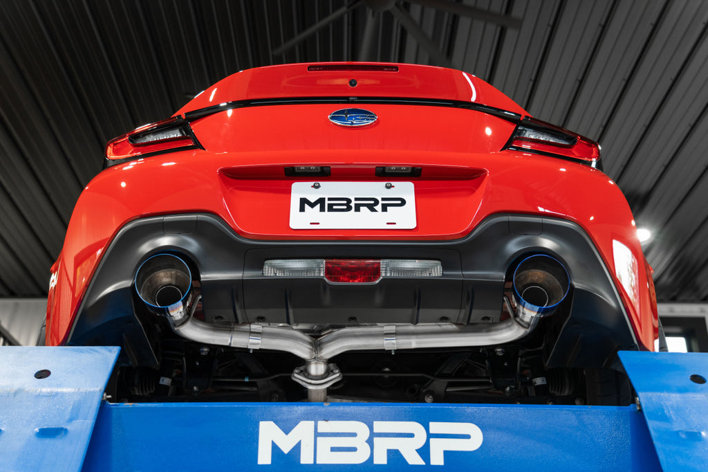 MBRP 2022-2023 Toyota GR86 2.5-INCH AXLE-BACK EXHAUST DUAL REAR EXIT, STREET PROFILE