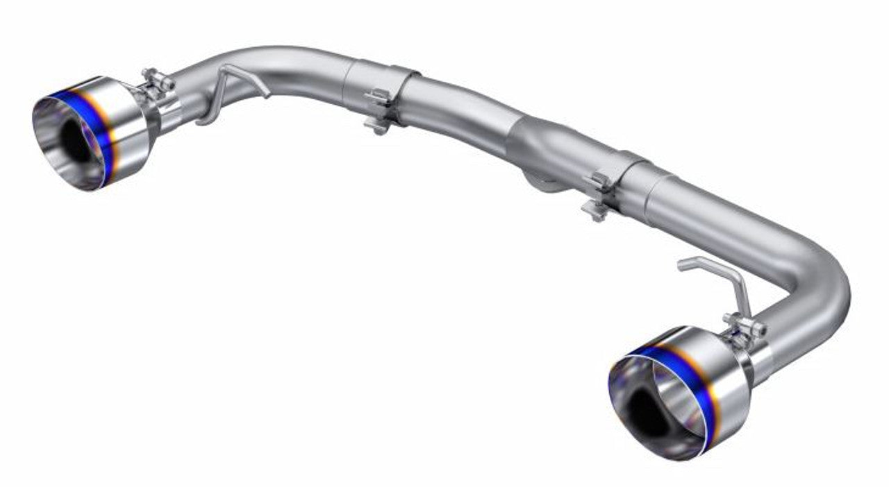 MBRP S48053BE 2.5-Inch Axle-Back Exhaust for 2022-2025 Subaru BRZ/Toyota GR86, Street Profile, Dual Rear Exit with Gradient Polished Tips.