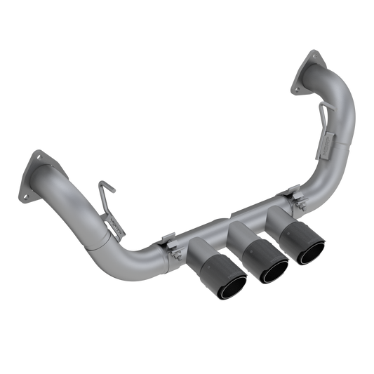 MBRP 2.5" Cat Back, Triple Rear Exit, T304 w/ Carbon Fiber Tips, Acura NSX 2017-2022 MBRP