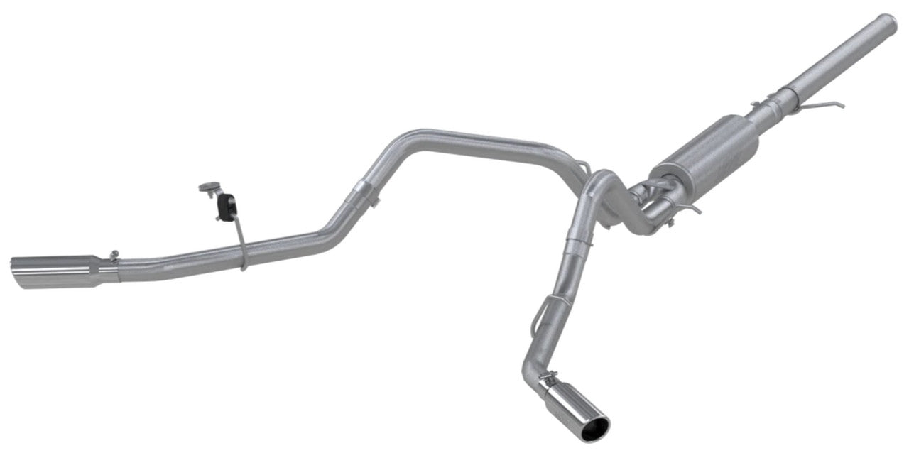 MBRP 3" Cat Back, Dual Split Side, AL, Chevy/GMC 1500 Silverado/ Sierra 4.3L V6, 5.3L V8 2014 - 2019 MBRP