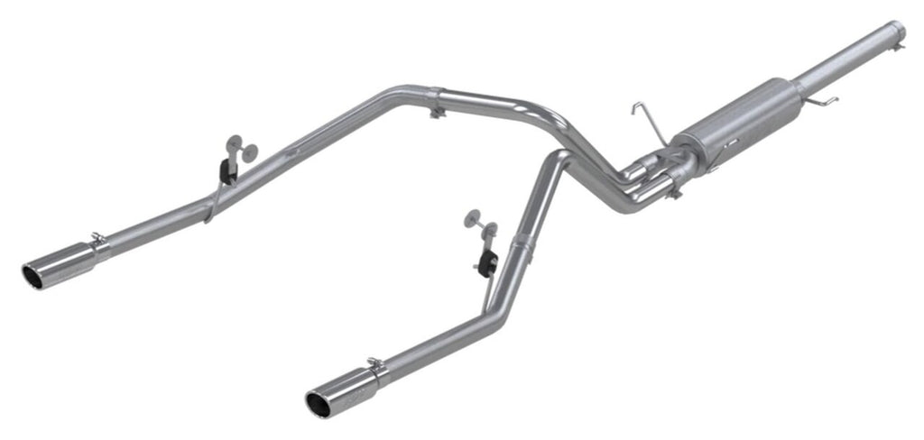 MBRP 2.5" Cat Back, Dual Split Rear, AL, Dodge Ram Hemi 1500, 4.7L/ 5.7L, RC/QC-SB 2004-2005