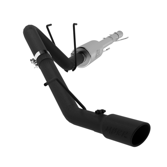 MBRP 3" Cat Back, Single Side, Black Coated, 2009-2023 Dodge Ram 1500 5.7L/4.7L Hemi MBRP