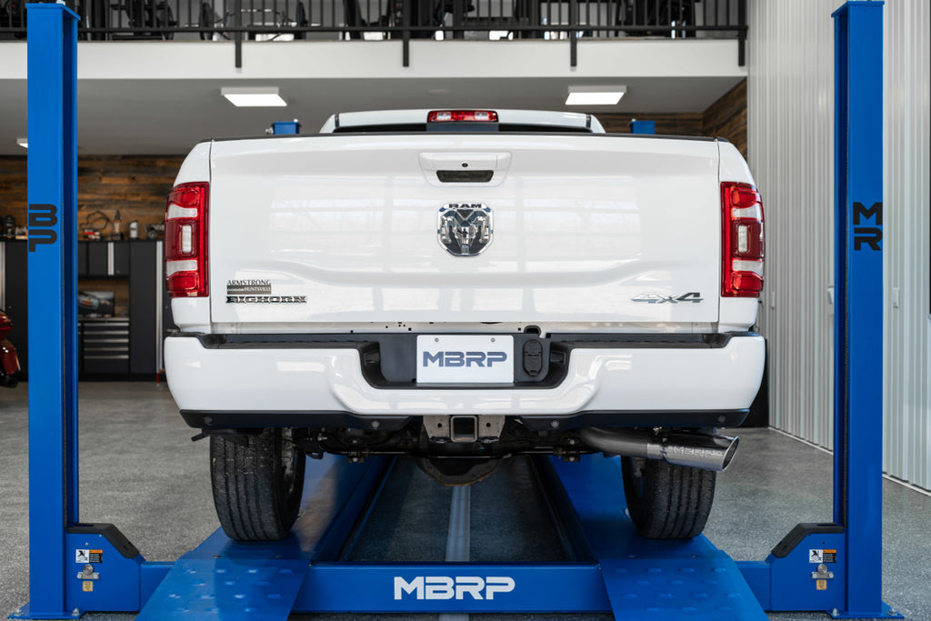 MBRP 2014-2024 RAM 2500/ 3500 6.4L Hemi V8 4in Cat-Back Exhaust Single Side Exit - S5149AL