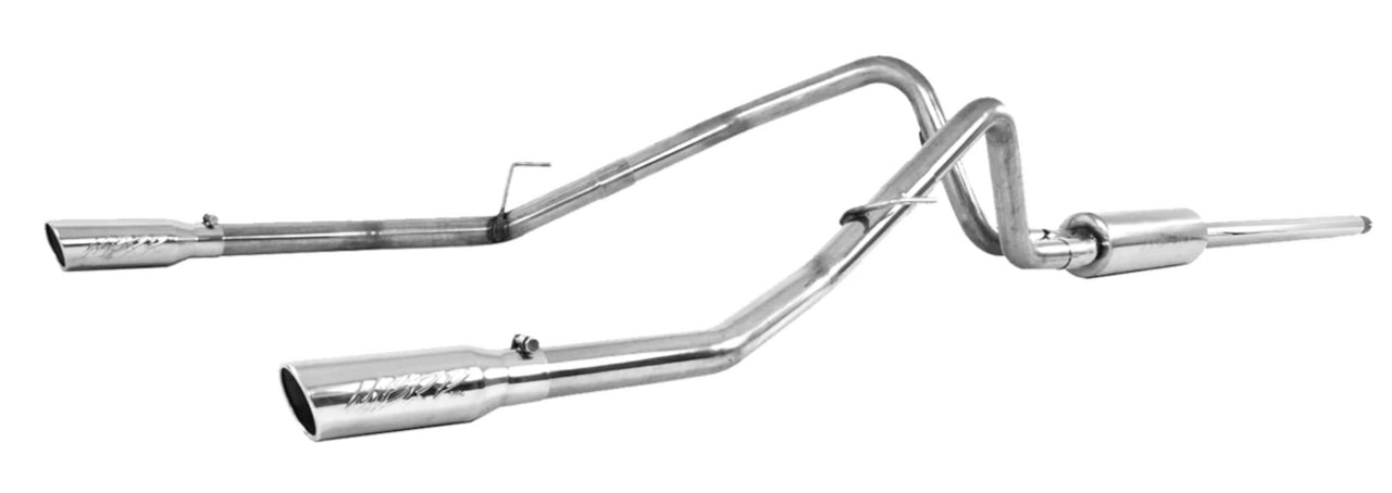 MBRP 2004-2008 Ford F-150 4.6L, 5.4L 3in/2.5in Cat Back Dual Rear Exit Exhaust (Street) - S5202AL MBRP