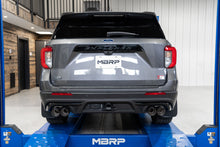 Load image into Gallery viewer, MBRP 20-21 Ford Explorer ST 3.0L EcoBoost Dual Rear Exit Axle Back w/ Quad Carbon Fiber Tips - T304