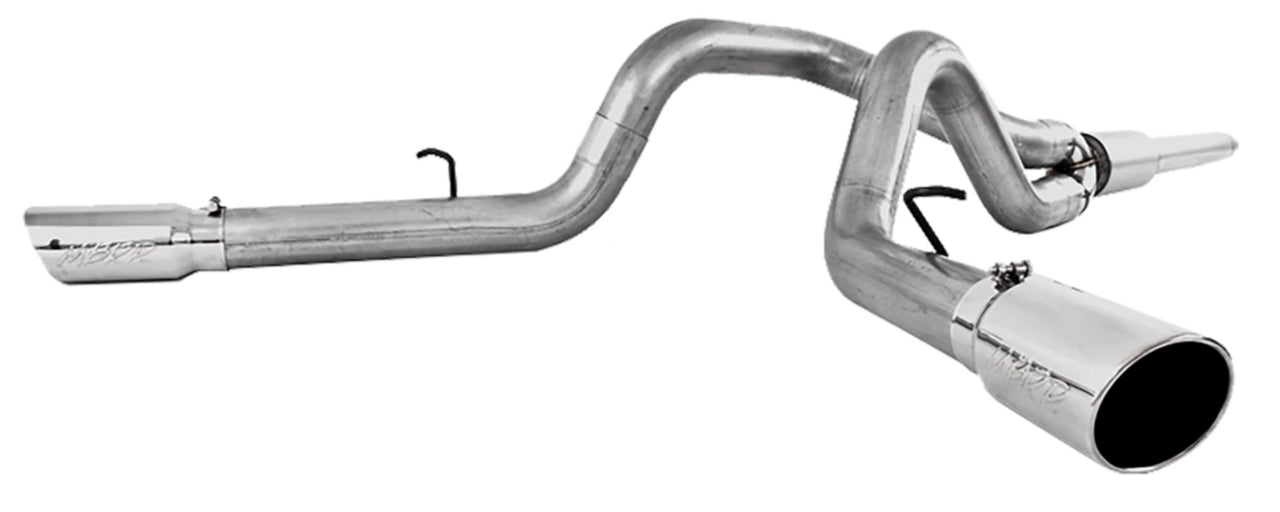 MBRP 4" Cat Back, Dual Split Side, AL, Ford F-250/350 V-10 1999 - 2004 MBRP