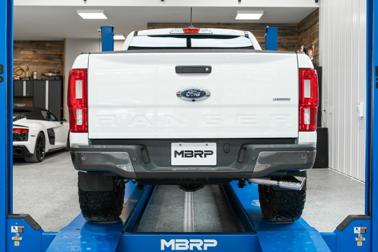 MBRP 3" Cat Back, Single Side Exit, 304 Ford Ranger Ecoboost 2.3L 2019 - 2023 MBRP