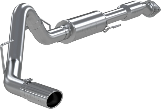 MBRP 11-12 Ford F150 SVT Raptor 6.2L EC-SB/CC-SB 3.5in Cat Back Single Exit Alum Exhaust System