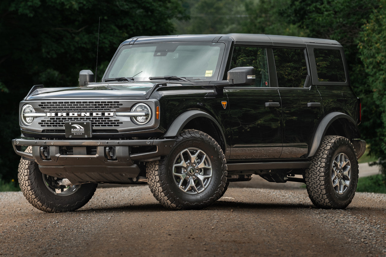 MBRP 2021+ Ford Bronco 2.3L/2.7L EcoBoost 3in Black Aluminized Catback Exhaust S5235BLK MBRP