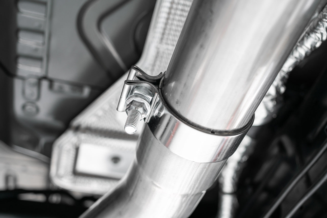 MBRP 2021+ Ford Bronco 2.3L/2.7L EcoBoost 3in Black Aluminized Catback Exhaust S5235BLK MBRP