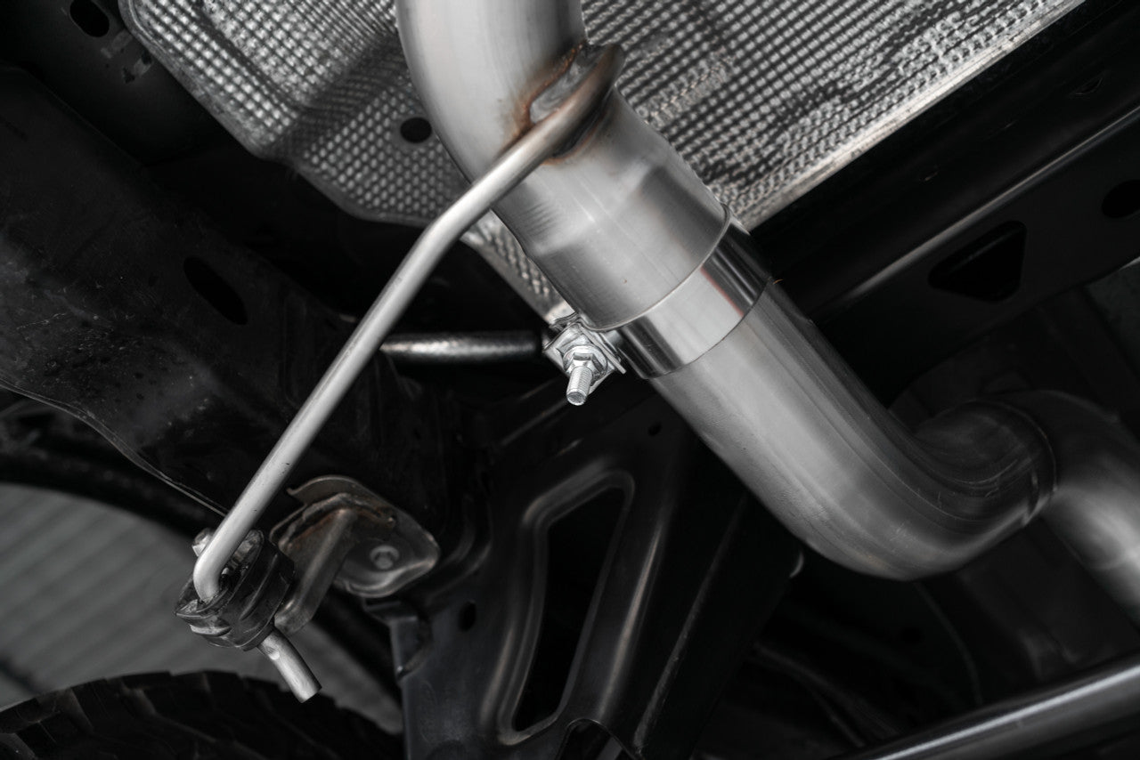 MBRP 2021+ Ford Bronco 2.3L/2.7L EcoBoost 3in Black Aluminized Catback Exhaust S5235BLK MBRP