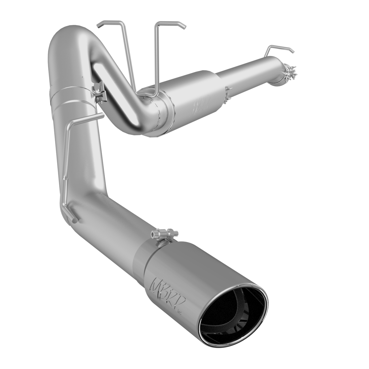 MBRP 11-13 Ford F-250/350/450 6.2L V8 Gas 4in Cat Back Single Side Alum Exhaust System