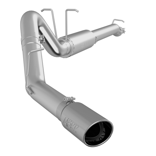 MBRP 11-13 Ford F-250/350/450 6.2L V8 Gas 4in Cat Back Single Side Alum Exhaust System