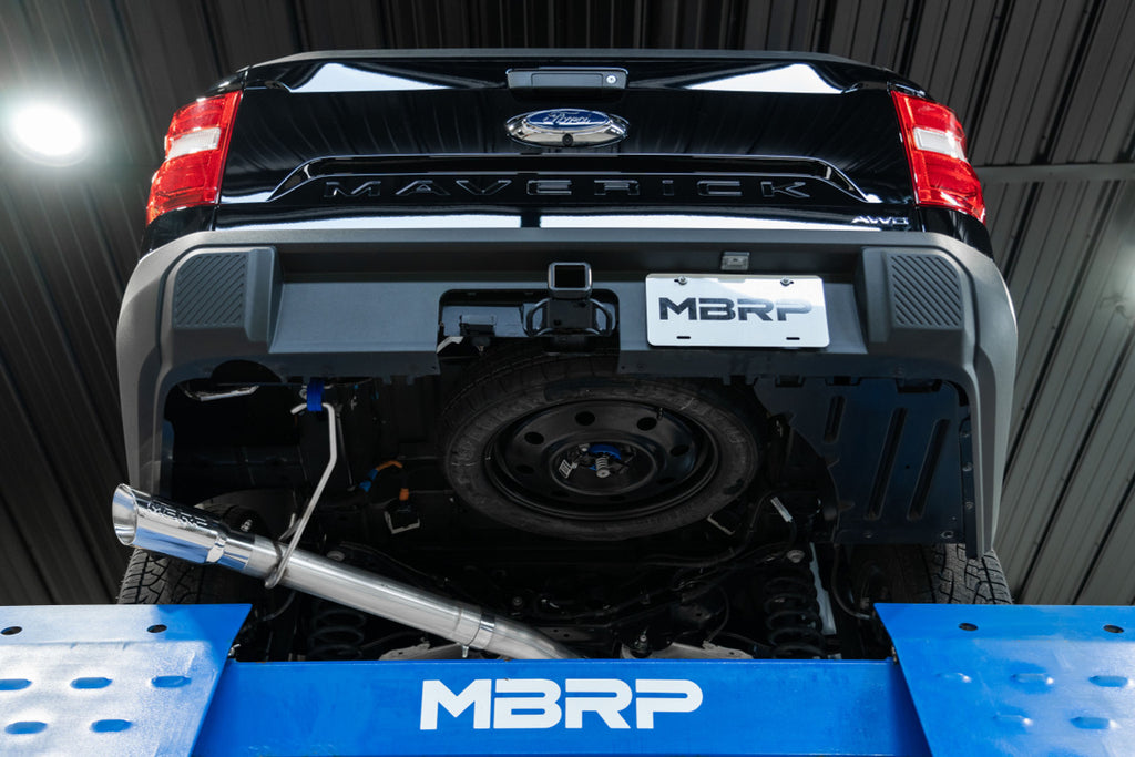 MBRP 3" Cat-Back, 2022+ Ford Maverick 2.0L EcoBoost, Single Side Exit Aluminized Steel