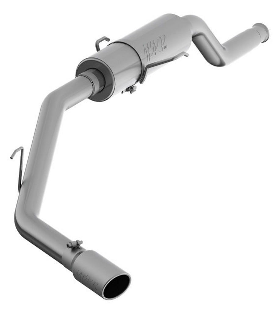 MBRP S5330AL 3-Inch Cat-Back Exhaust for 2000-2006 Toyota Tundra, Street Profile, Aluminized Steel, Single Side Exit with Polished Tip.