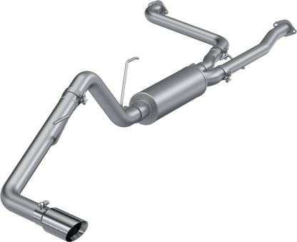 MBRP 2.5" Cat-Back, 3" Single Side Exit, 2022-2023 Nissan Frontier 3.8L, Aluminized Steel MBRP